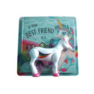 If Your Best Friend Is A Unicorn Book Action Figure Set New